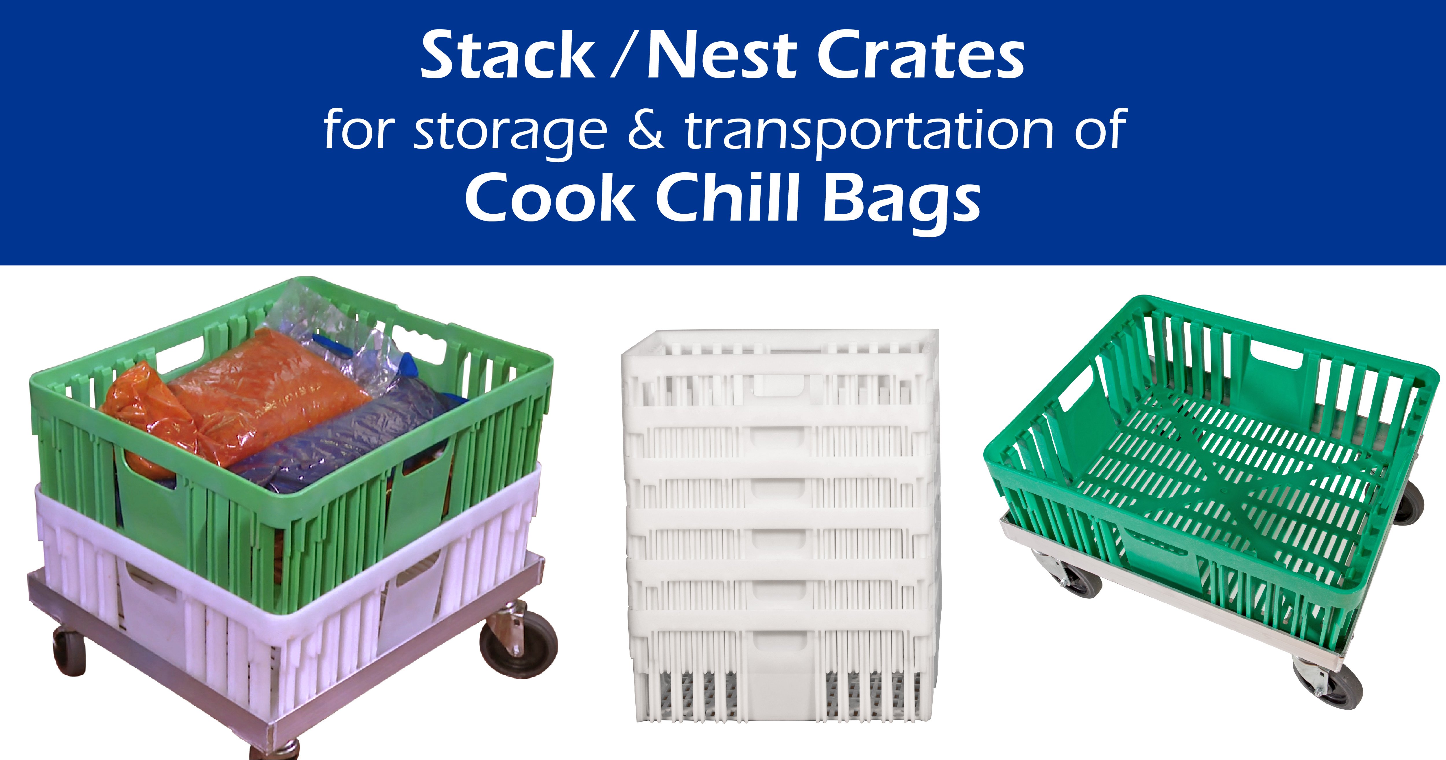 Stack / Nest Crates for Cook Chill